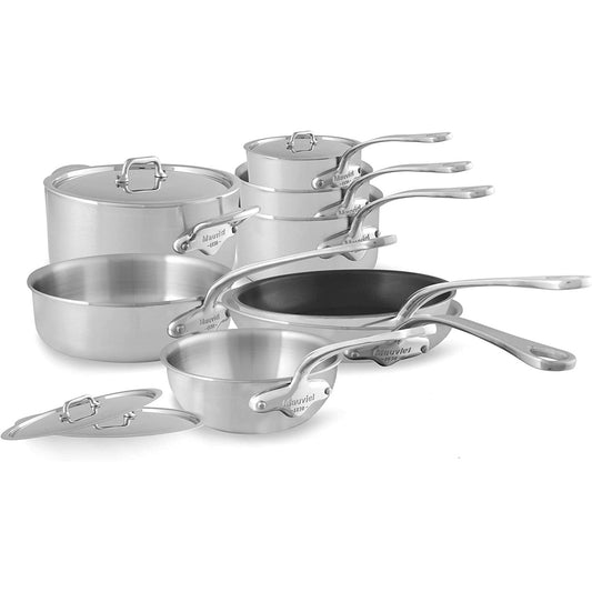 Mauviel M'URBAN 3 12-Piece Cookware Set With Cast Stainless Steel Handles