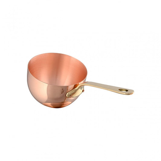 Mauviel M'PASSION Copper Zabaglione With Brass Handles, 7.9-In